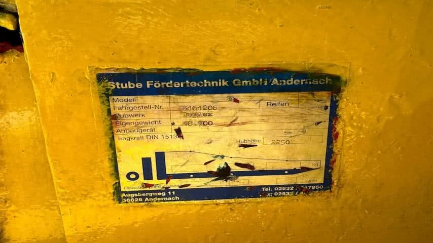 Stube Foerdertechnik GmbH, 14 Tonnen Forklift
